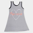 Girls' Frock, Navy Blue, small image number null
