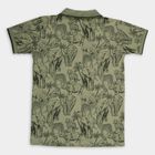 Boys' Cotton Half Sleeves T-Shirt, ओलिव, small image number null