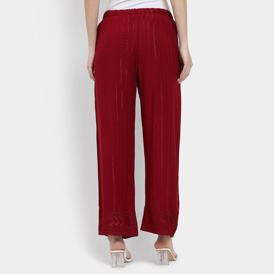 Ladies' Palazzos , मरून, large image number null