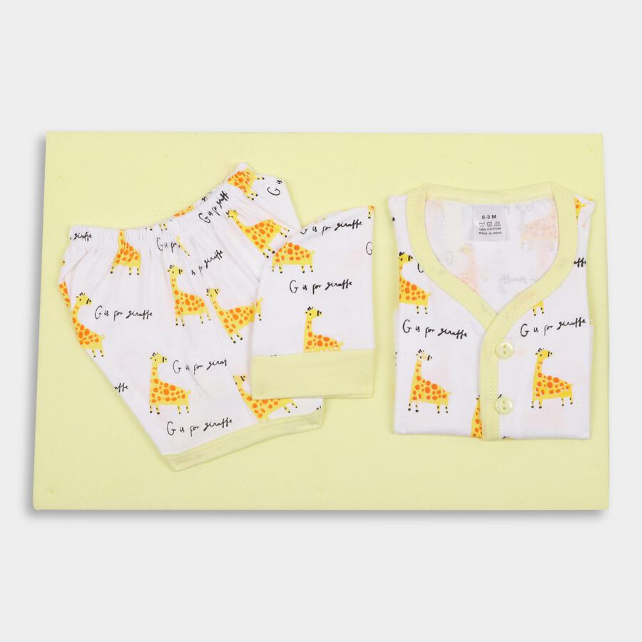 Infants' 100% Cotton Gift Set , Yellow, large image number null