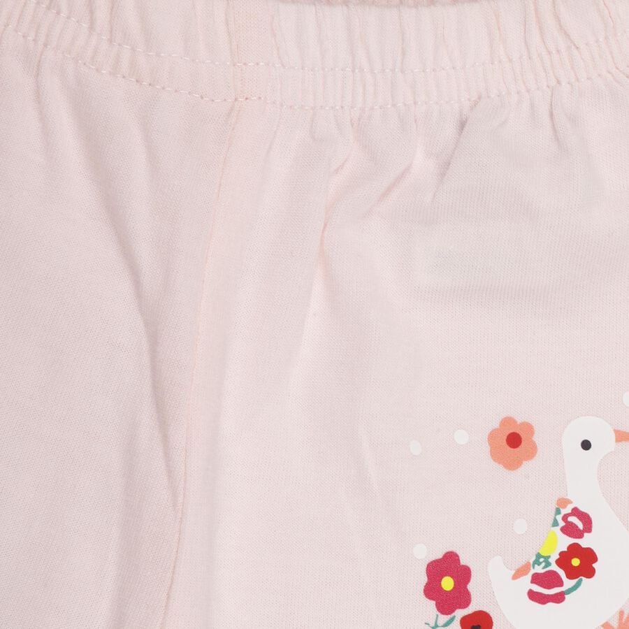 Infants' 100% Cotton Elasticated Pyjama , Light Pink, large image number null