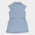 Girls' Frock, Light Blue, small image number null