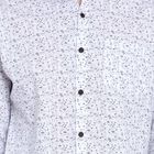 Cotton Printed Casual Shirt, White, small image number null