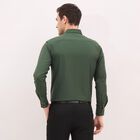 Men's Dark Green Regular Collar Formal Shirt, Dark Green, small image number null