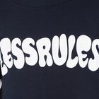 Boys Deep Midnight Navy Blue Crew Neck Casual Sweatshirt, Navy Blue, small