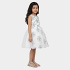 Girls' Off White Frock, ऑफ व्हाइट, small