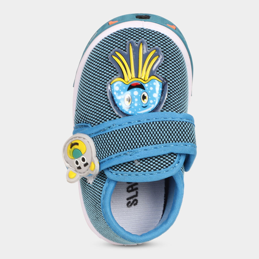 Infant Boy's Shoes, टील ब्लू, large image number null