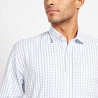 Checks Formal Shirt, White, small image number null