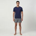 Men's Dark Grey Regular Fit Solid Boxers, Dark Grey, small