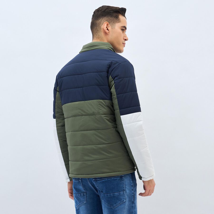 Men's Jacket, गहरा हरा, large image number null