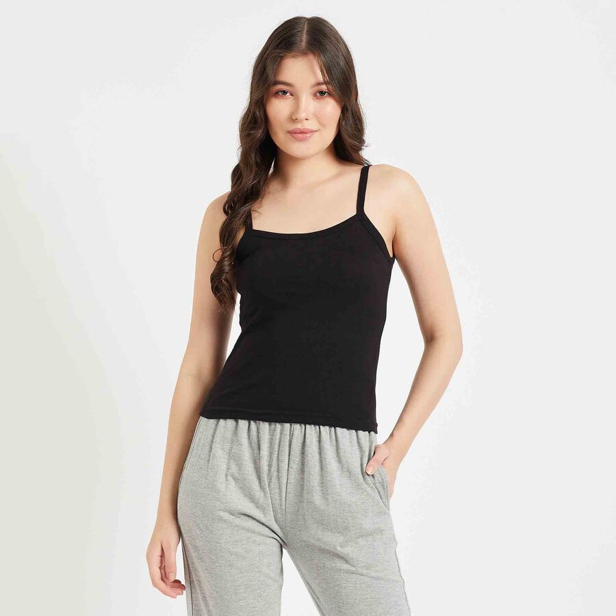 Solid Slips, Black, large image number null