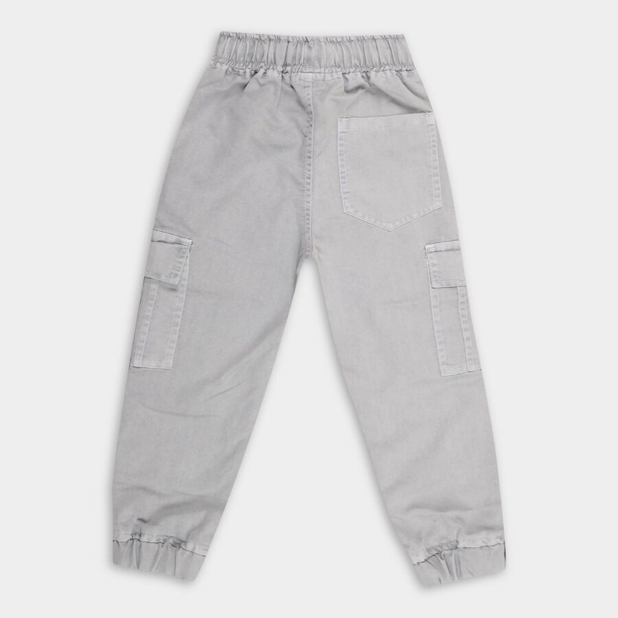 Boys' Trousers, Light Grey, large image number null