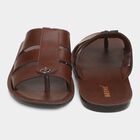 Mens Floater Sandals, Brown, small image number null