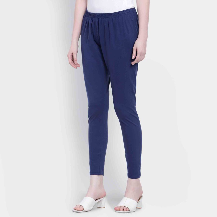 Solid Churidar, Navy Blue, large image number null