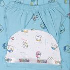 Infants Cotton Printed Baby Gift Set, Light Blue, small image number null