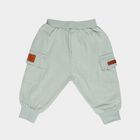 Infants' Green Regular-fit Cartoon Printed Cotton Pyjama, Light Green, small