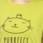 Ladies' Round Neck T-Shirt , Neon Green, small