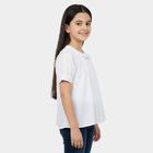 Girls' T-Shirt, White, small