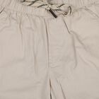 Boys' Off White Relaxed Fit Cotton Jamaican Shorts, Off White, small