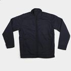 Men's Navy Blue Stand Collar Windbreaker Jacket, Navy Blue, small