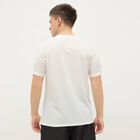 Men's Bright Snow White Crew Neck Athleisure T-Shirt, White, small