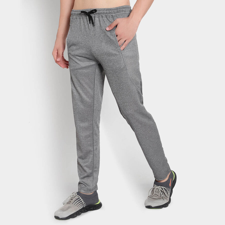 Cut & Sew Track Pants, Light Grey, large image number null