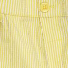 Infants' Half Pant , Yellow, small