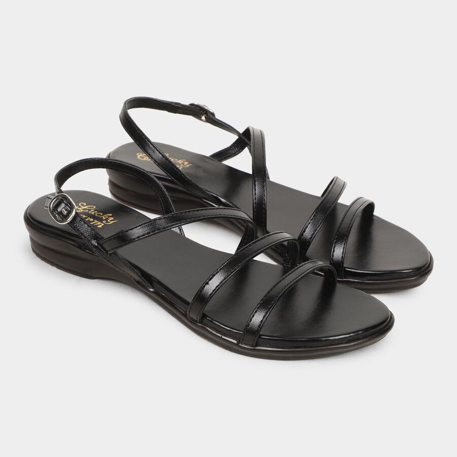 Ladies' Sandal, Black, large image number null