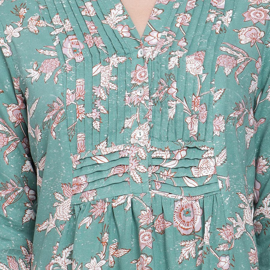 Ladies' Kurta , हल्का हरा, large image number null