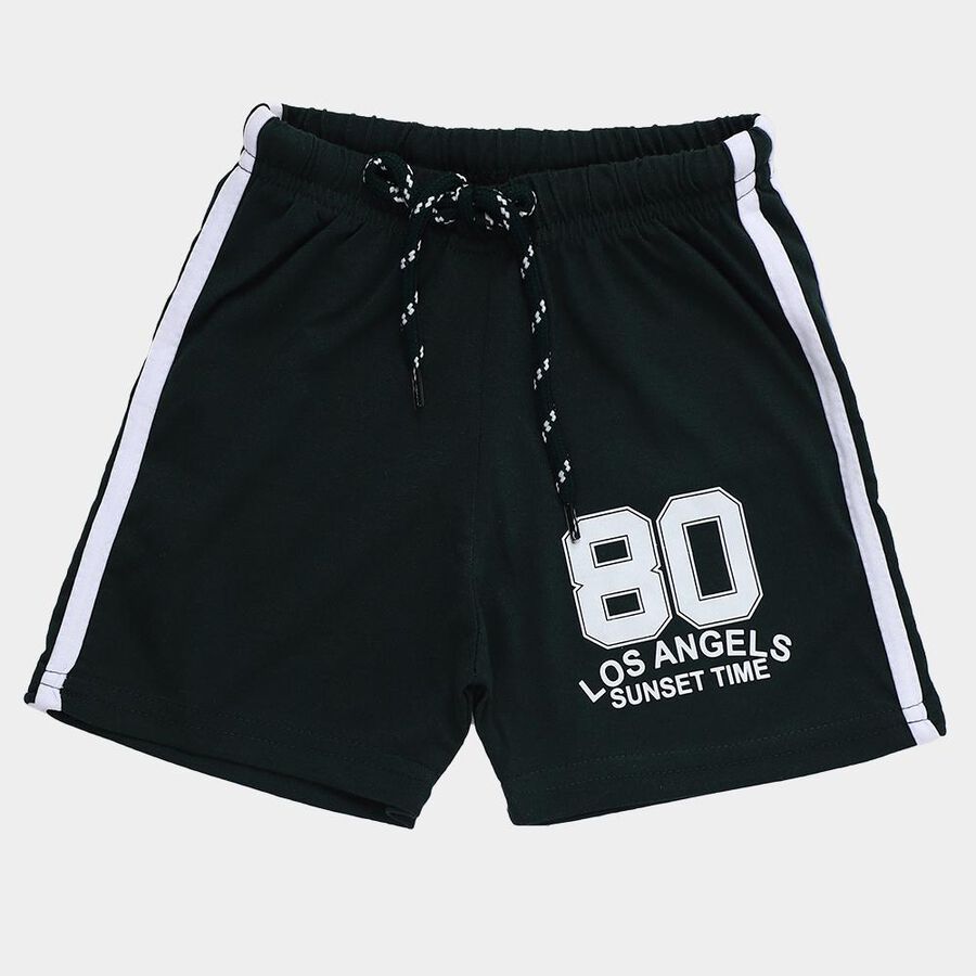 Boys' Bermuda, Dark Green, large image number null