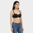 Women's Black Regular T-Shirt Bra, Black, small
