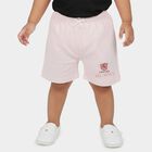 Infants Pink Cotton Half Pant, Light Pink, small