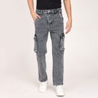 Men's 100% Cotton Skinny Jeans, Light Grey, small image number null