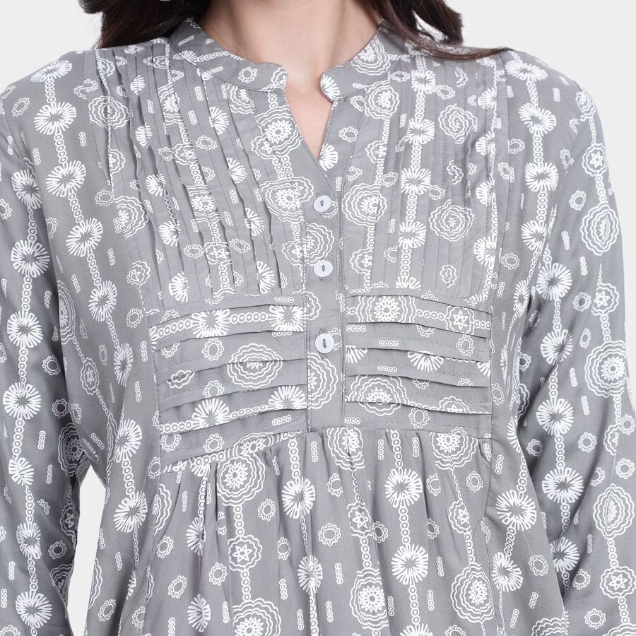 Ladies' Kurta, Light Grey, large image number null