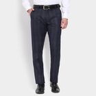 Men's Slim Fit Formal Trousers, नेवी ब्लू, small image number null