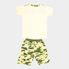 Boys Cotton Baba Suit, Olive, small image number null