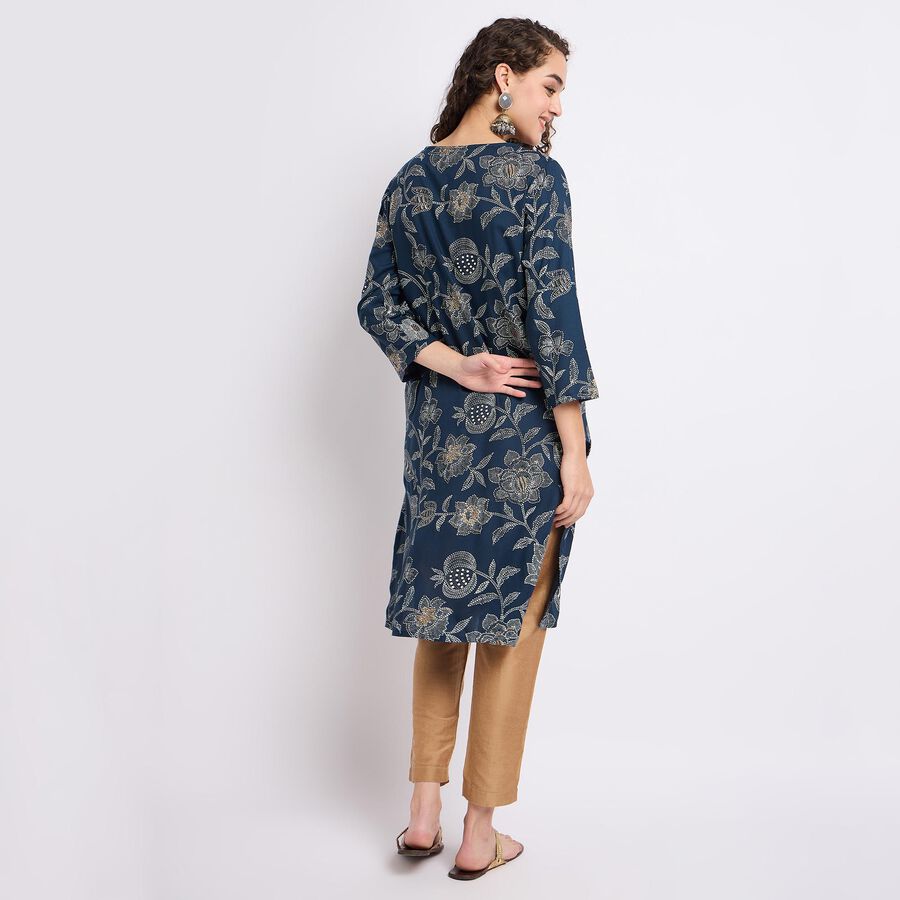 Ladies' Kurta , टील ब्लू, large image number null