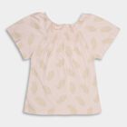 Girls' 100% Cotton -Organic T-Shirt, हल्का गुलाबी, small image number null