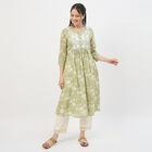 Women's Cotton Relaxed Fit Solid Palazzos, ऑफ व्हाइट, small