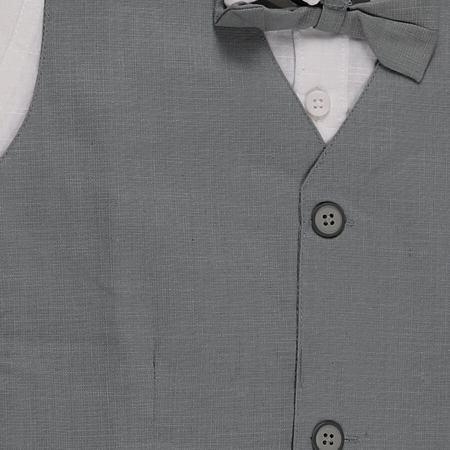 Boys' 100% Cotton Casual Shirt, सफ़ेद, large image number null