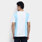 Cut & Sew Round Neck T-Shirt, White, small image number null