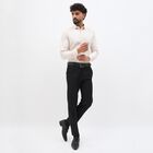 Men's Light Beige Classic Formal Shirt, गहरा पीला, small image number null