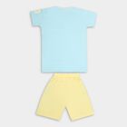 Boys' 100% Cotton Knit Baba Suit , Light Blue, small image number null
