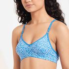 Printed Bra, हल्का नीला, small image number null