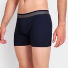 Men's 100% Cotton Trunks, Navy Blue, small image number null
