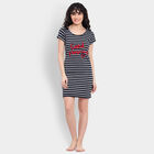 Stripes Nighty, Navy Blue, small image number null