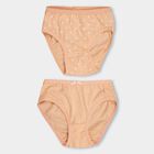 Girls' 100% Cotton Panty, Peach, small image number null