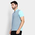 Men's Collared Half Sleeves T-Shirt , Light Blue, small image number null