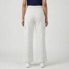 Women's Grey Regular Fit Track Pants, Ecru Melange, small