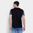 Solid Round Neck T-Shirt, Black, small image number null